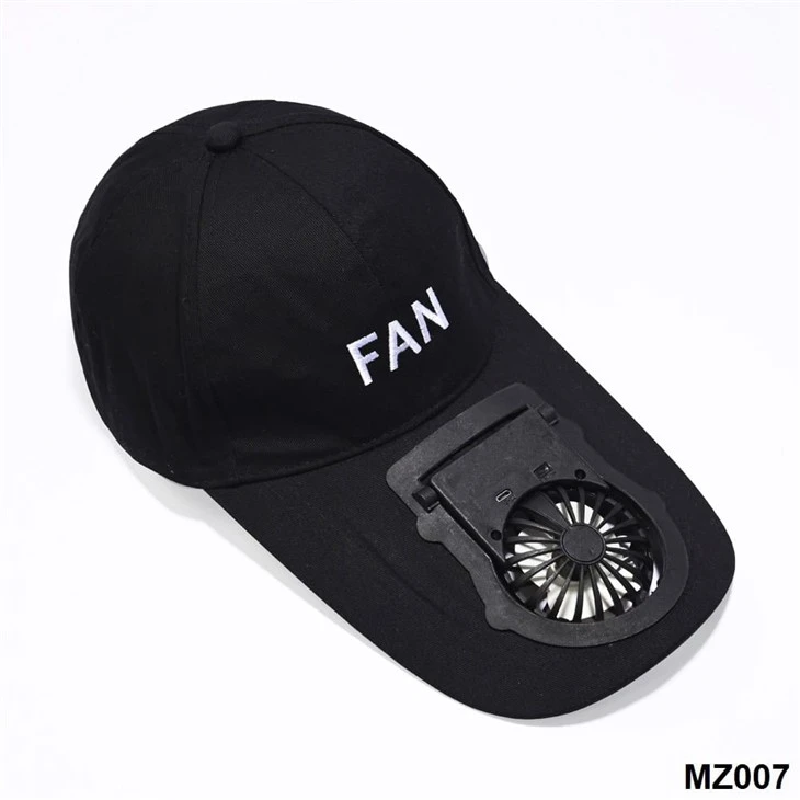 Cooling Baseball Cap With Built-in Fan