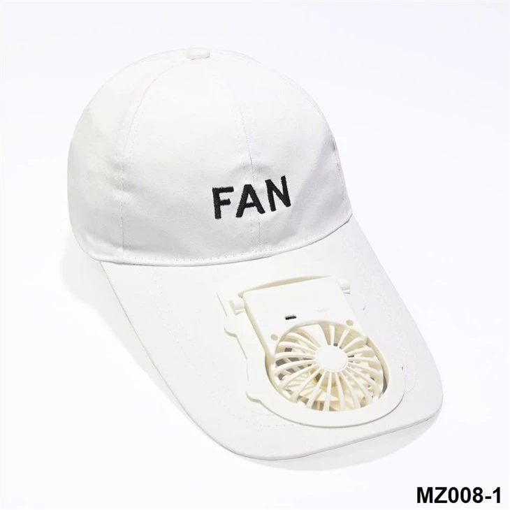 Cooling Baseball Cap With Built-in Fan