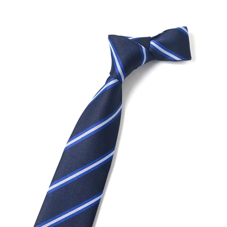 YiLi Bulk Customizable Navy Blue Recycled Necktie